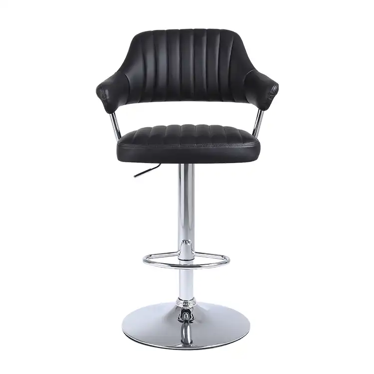 industrial bar stool leather